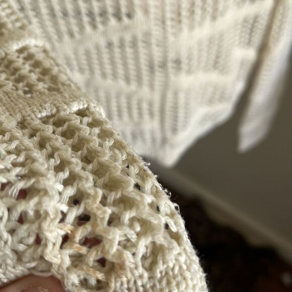 POL Cream Color Sheer Sweater - Picture 8 of 13